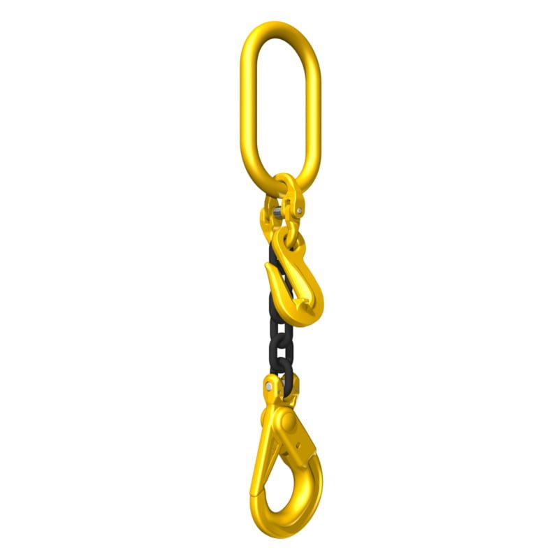 Single Leg Grade 8 Chain Sling with Safety Hook Crane Manufacture