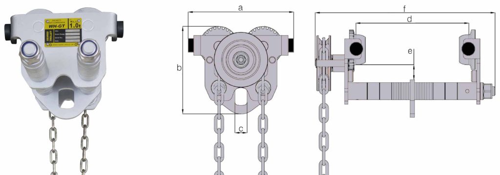 Corrosion Protected Geared Trolley