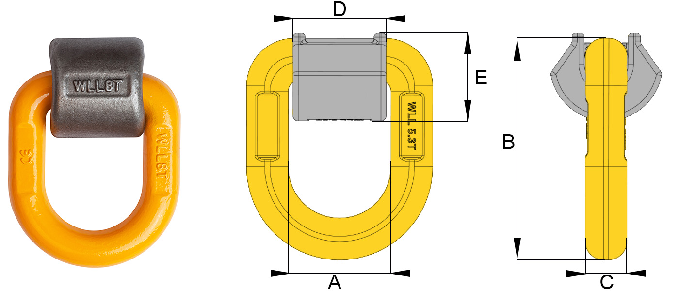 Hack8 Weld On 'D' Ring Bramley Engineering